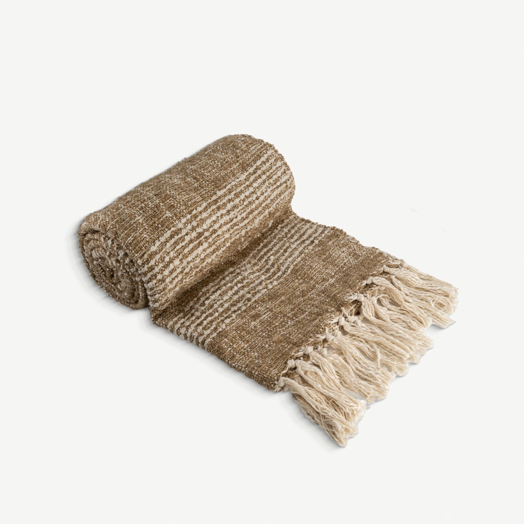 Atina Handloom Woven Throw - 130x170cm