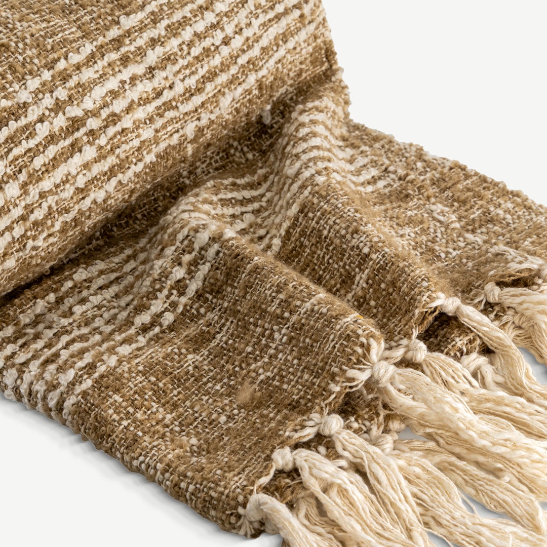 Atina Handloom Woven Throw - 130x170cm
