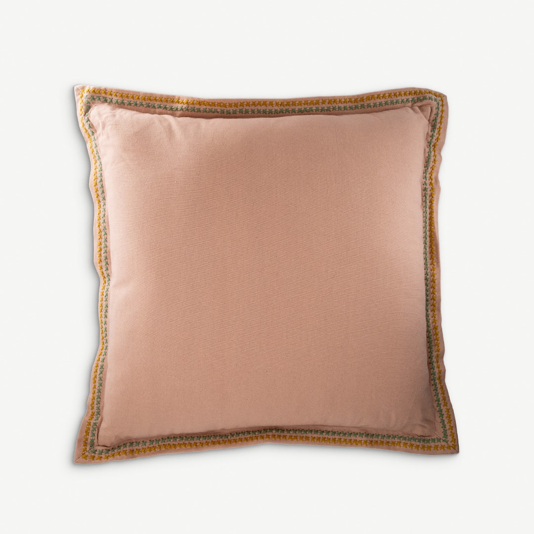 Davie Embroidered Cushion - 50x50cm