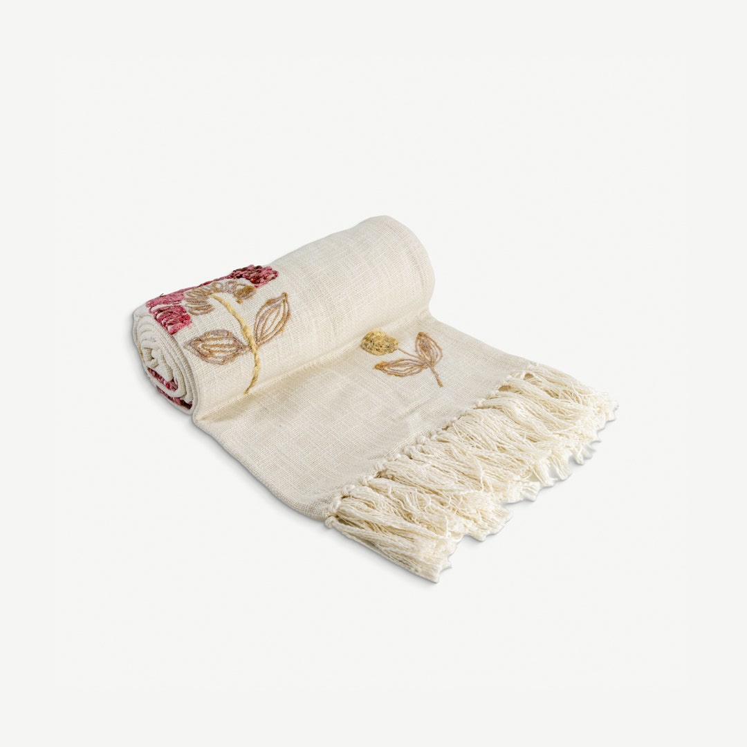 دافي بطانية خفيفة مطرزة - 130×170 سم