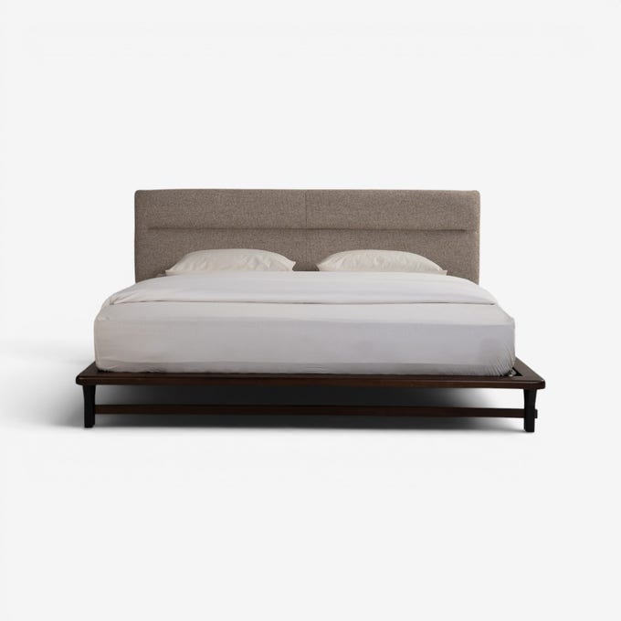 Otaro King Bed 180x200cm Walnut Otaro King Bed 180x200cm Walnut
