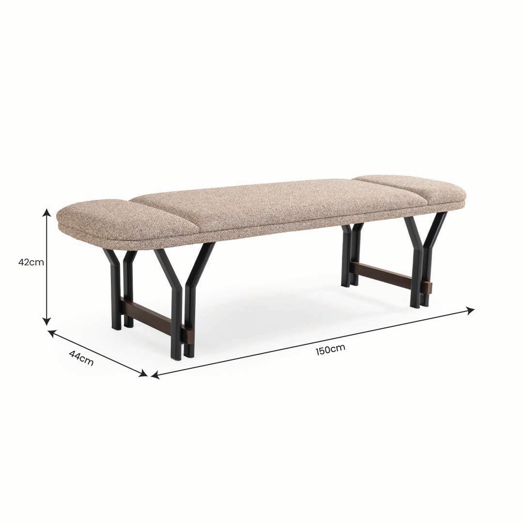 Otaro Bench 150cm Sand