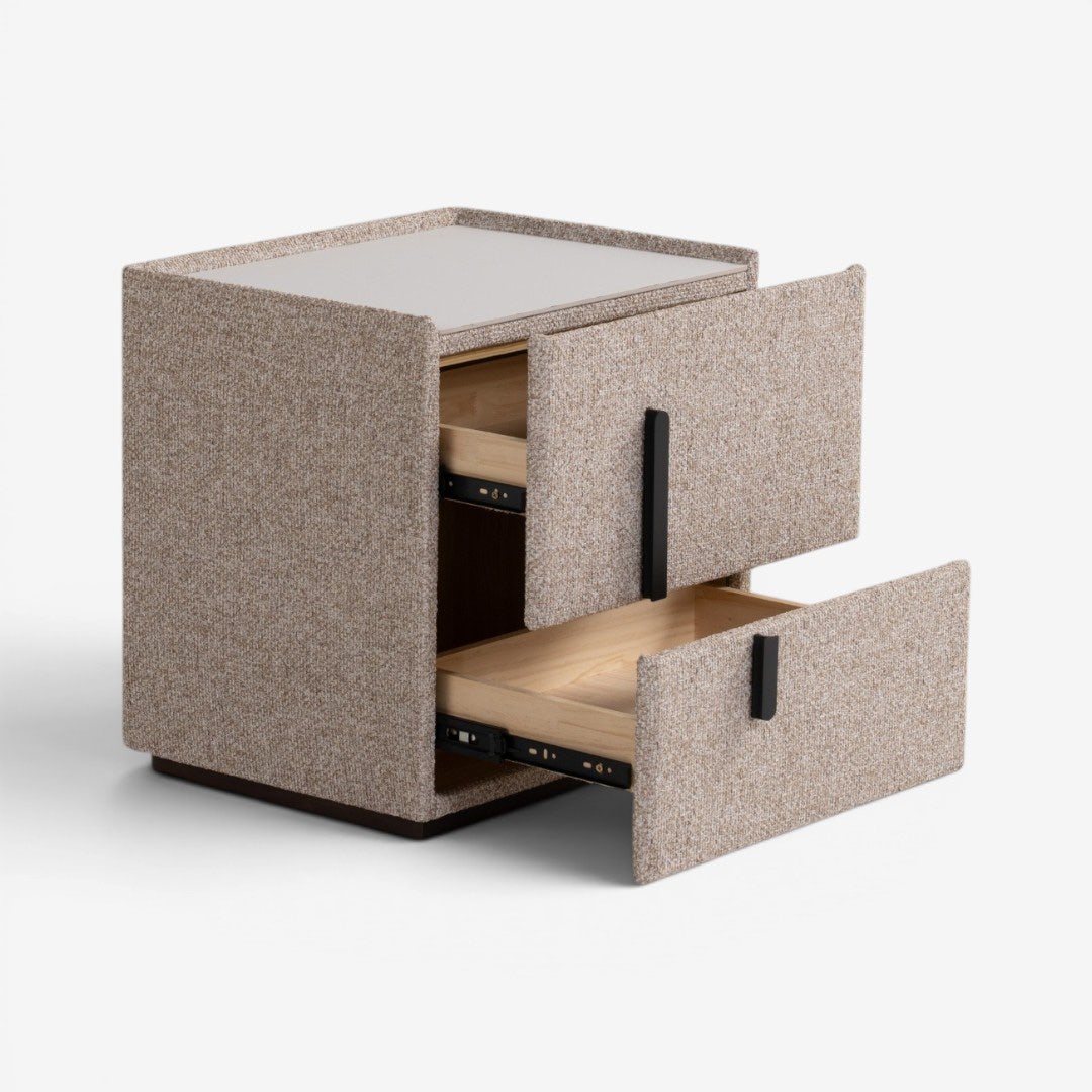 Otaro Bedside Table Walnut