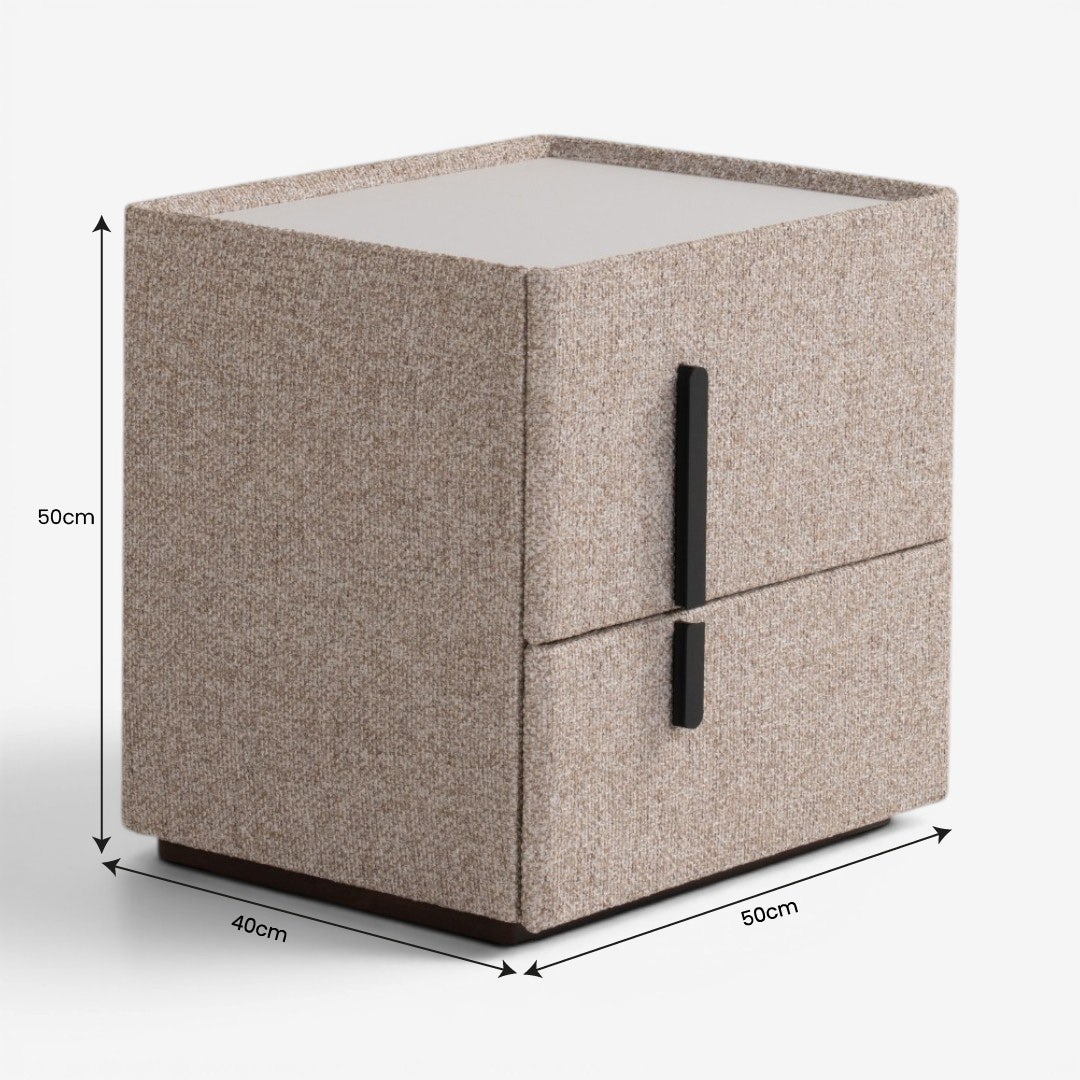 Otaro Bedside Table Walnut