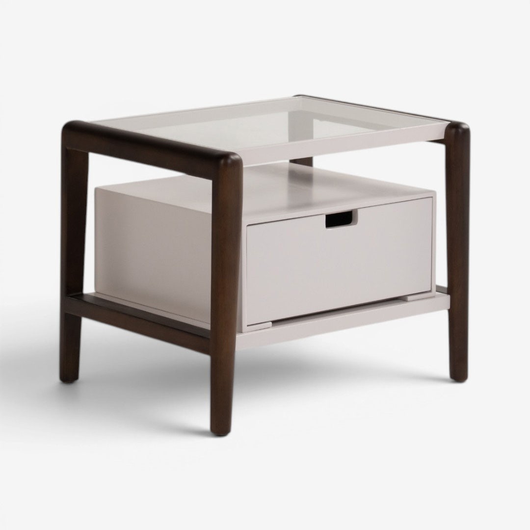Adonis Bedside Table Walnut