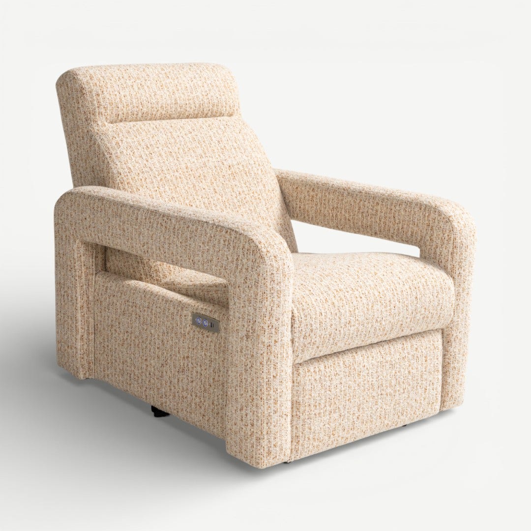 Vandar 1 Seater Recliner Sand