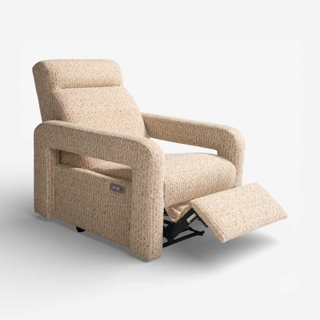 Vandar 1 Seater Recliner Sand