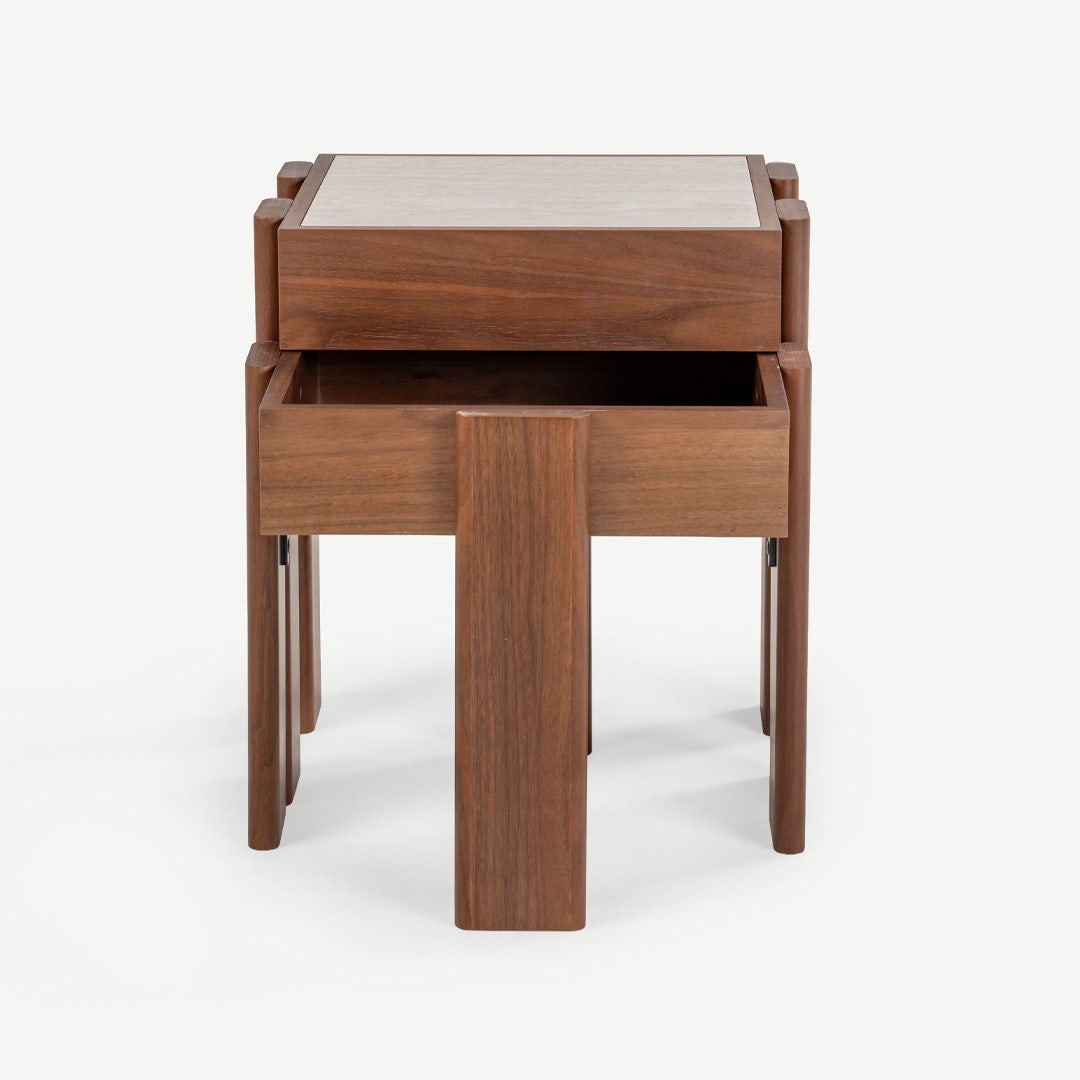 Milla Nest of Tables Walnut