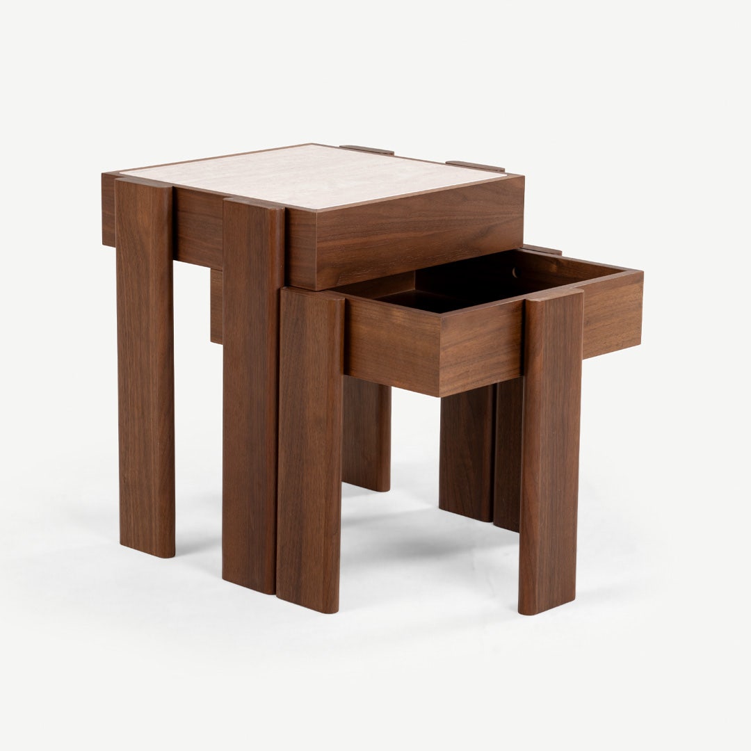 Milla Nest of Tables Walnut