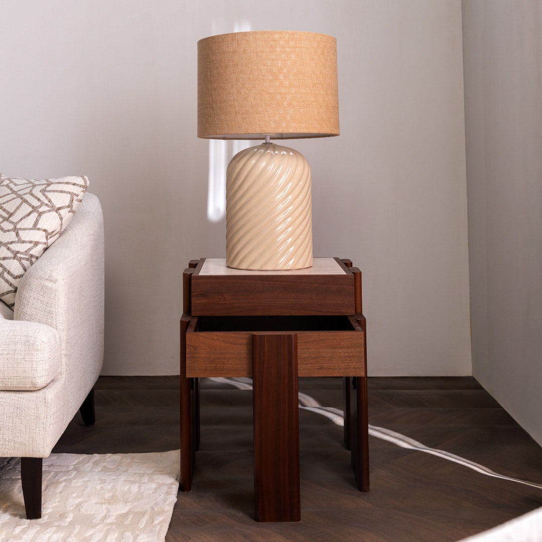 Milla Nest of Tables Walnut