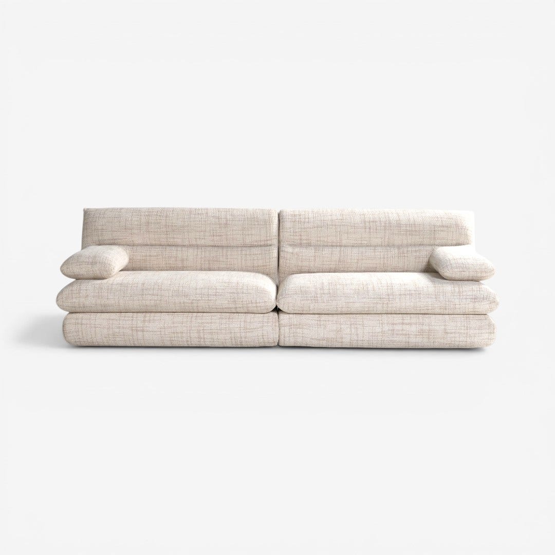 Salif 3 Seater Sofa Ecru