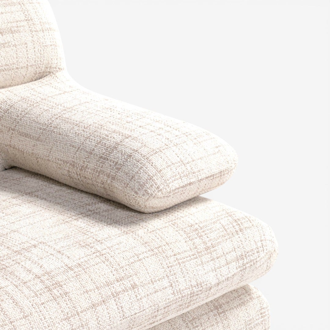 Salif 3 Seater Sofa Ecru