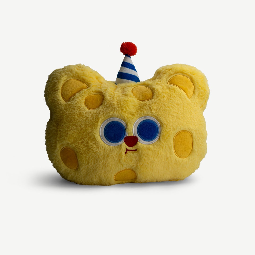 Ted Cushion/Blanket Yellow - 100x180cm