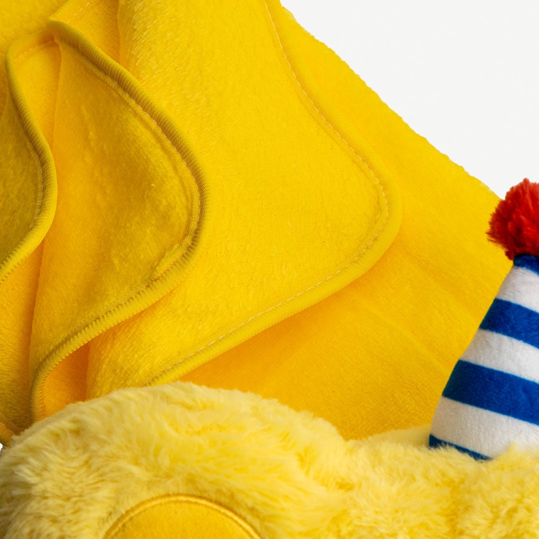 Ted Cushion/Blanket Yellow - 100x180cm