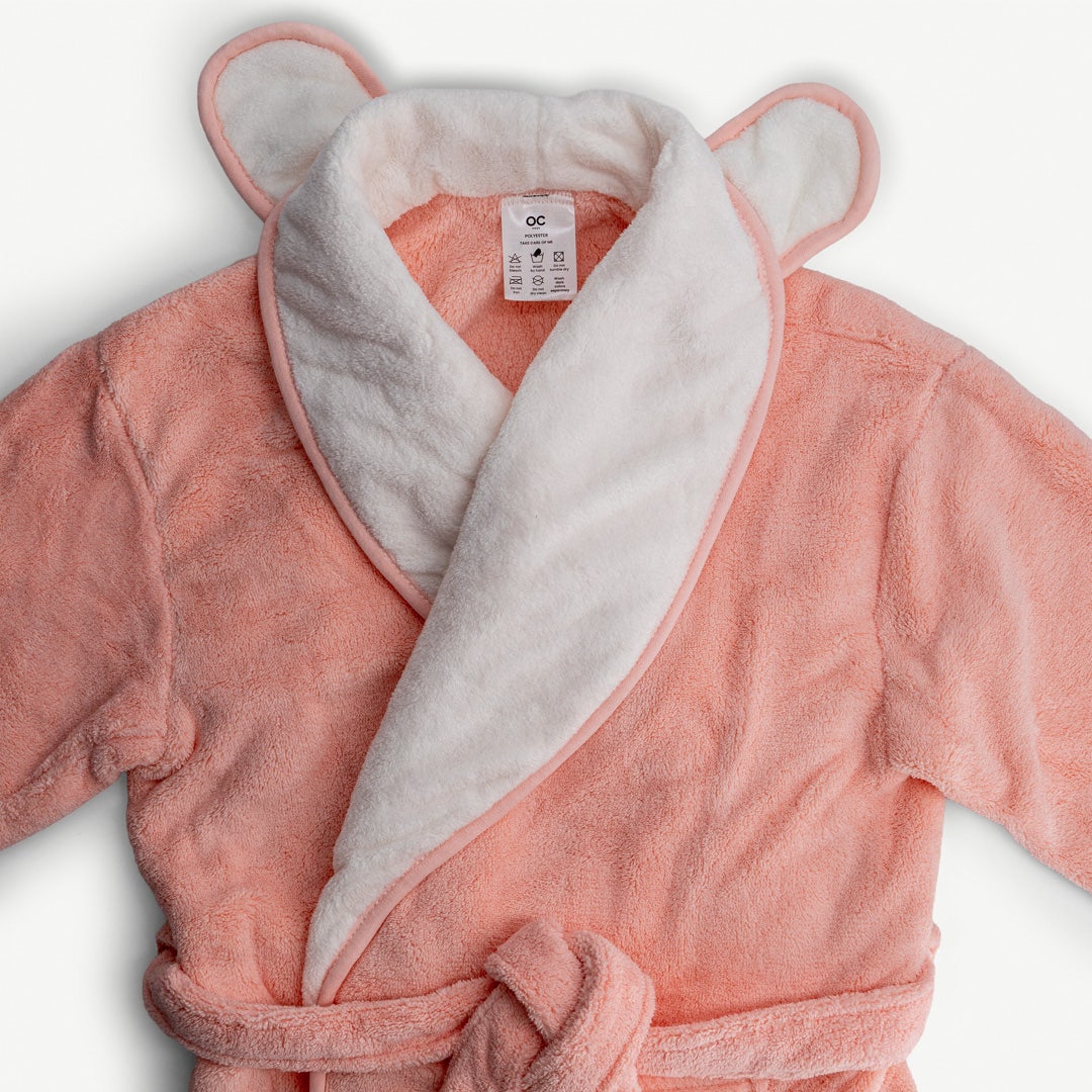 Normin Bathrobe Pink