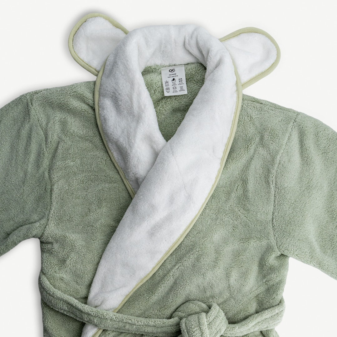Normin Bathrobe Green