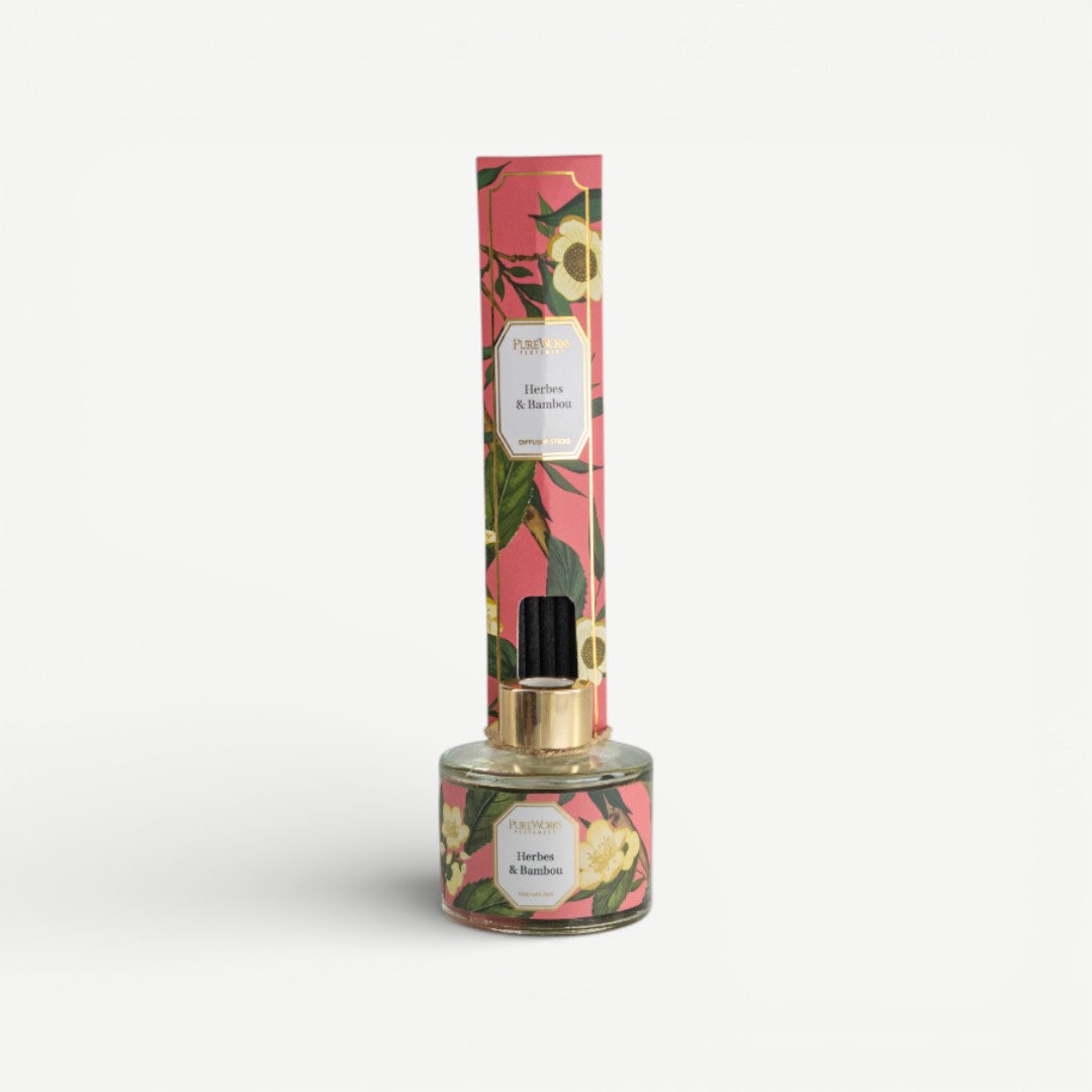 Jardin Reed Diffuser-Herbes & Bambou
