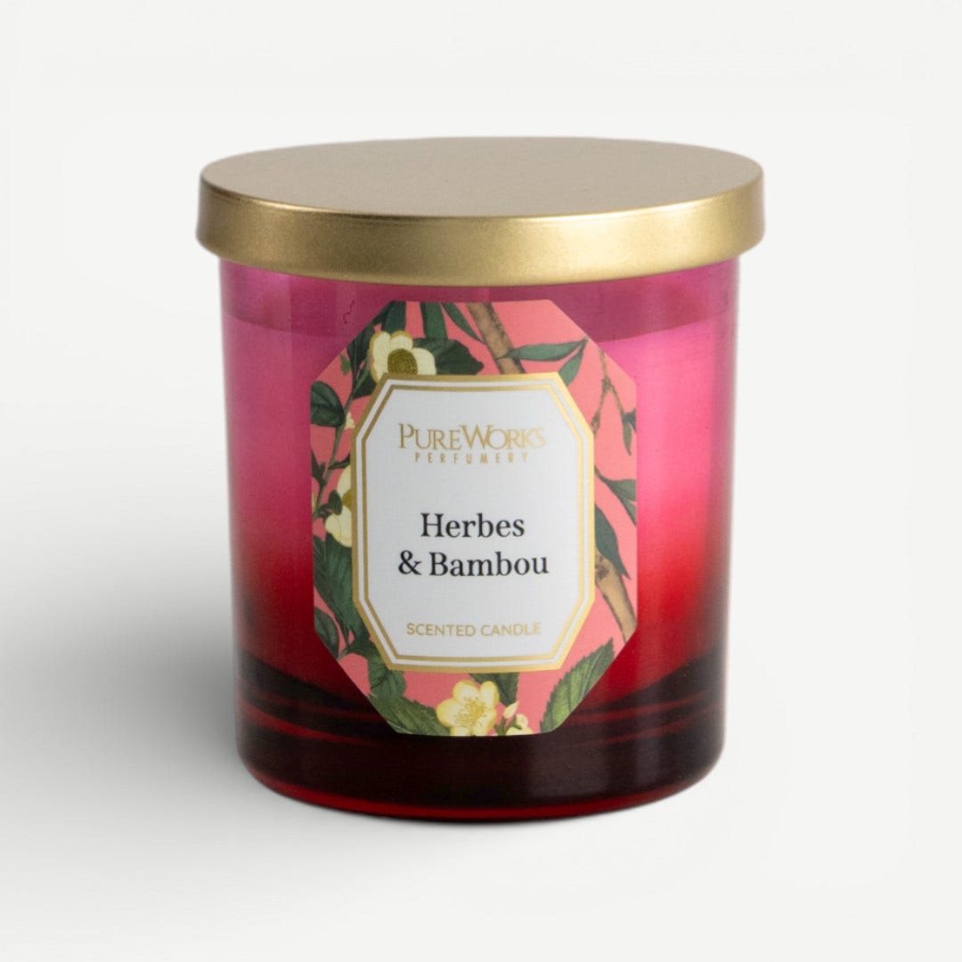 Jardin Scented Candle-Herbes & Bambou