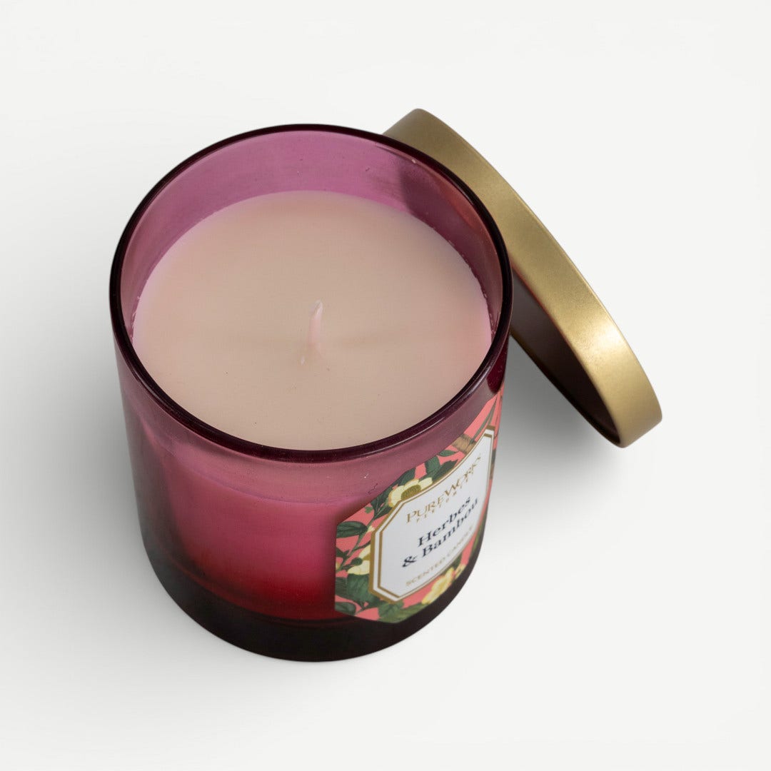 Jardin Scented Candle-Herbes & Bambou