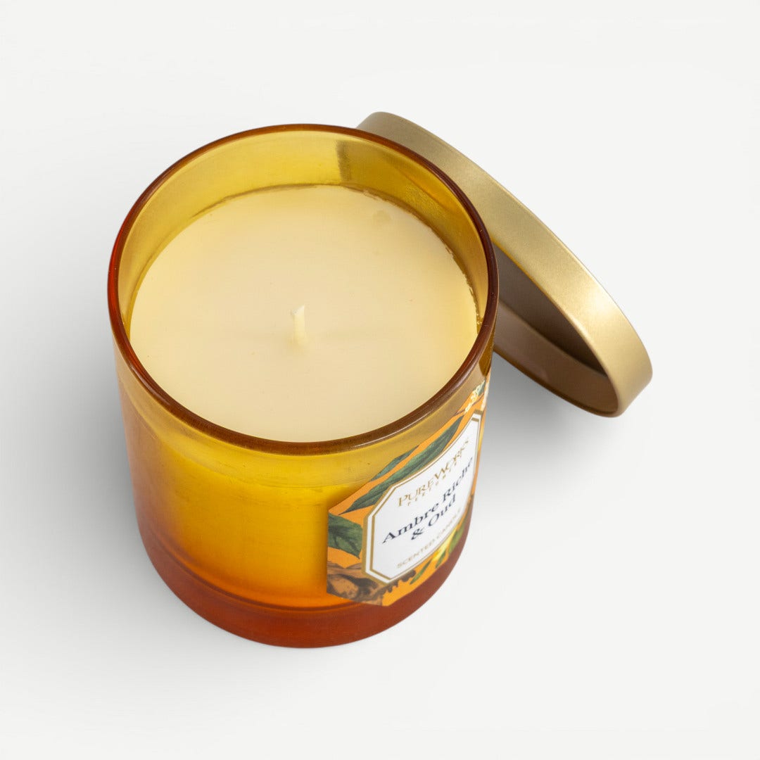 Jardin Scented Candle-Ambre Riche & Oud