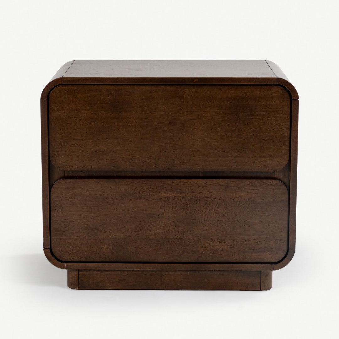 Melbi Bedside Table Walnut