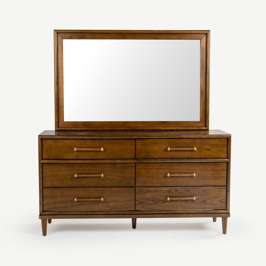 Nomad Dresser with Mirror Walnut