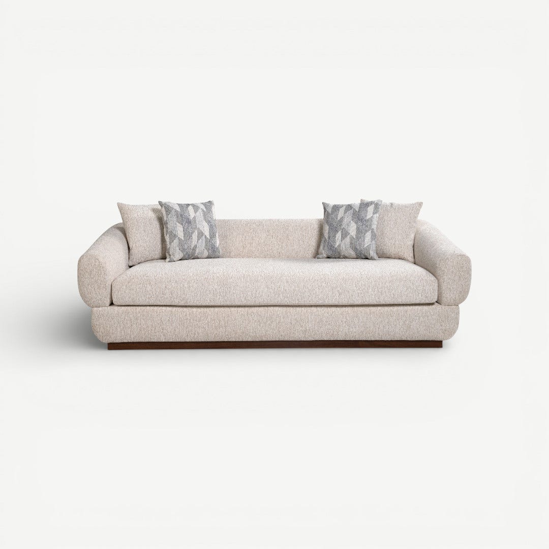 ليفي كنبة 3 مقاعد - كريمي