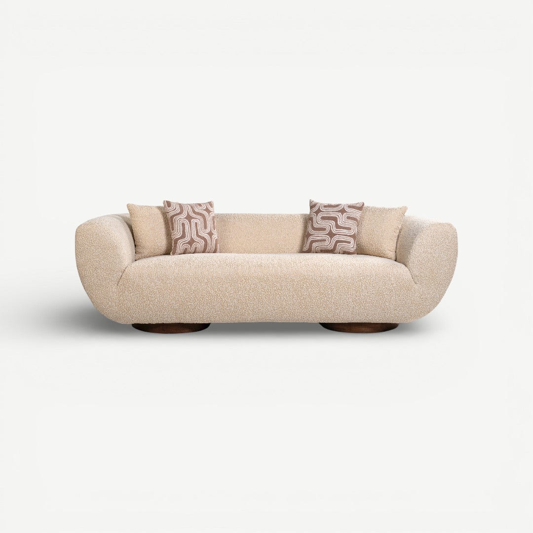 Vogue 3 Seater Sofa Cream