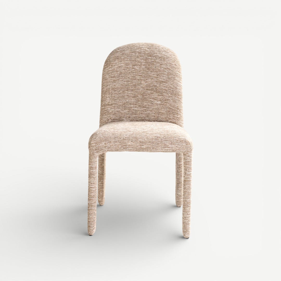 دانتلي كرسي طعام - كريمي