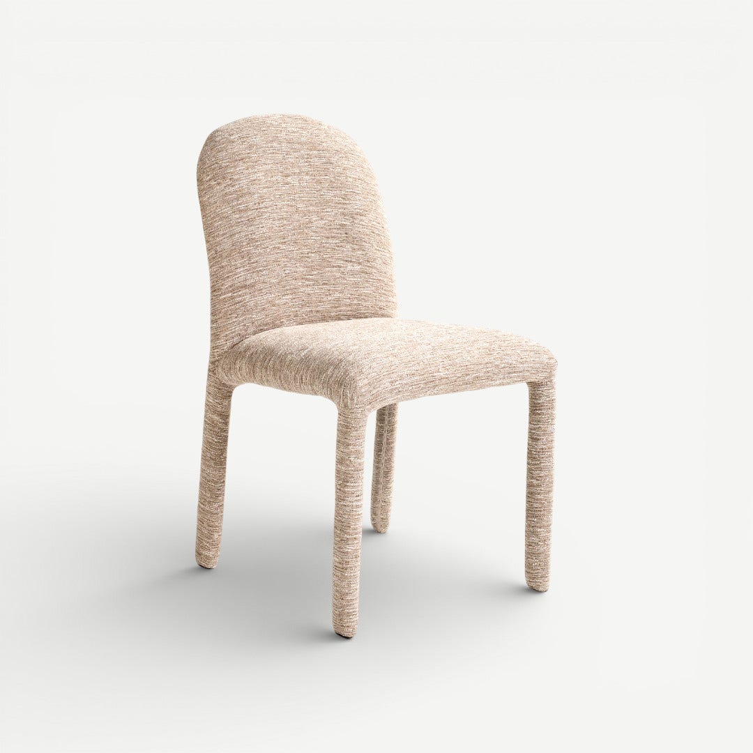 دانتلي كرسي طعام - كريمي