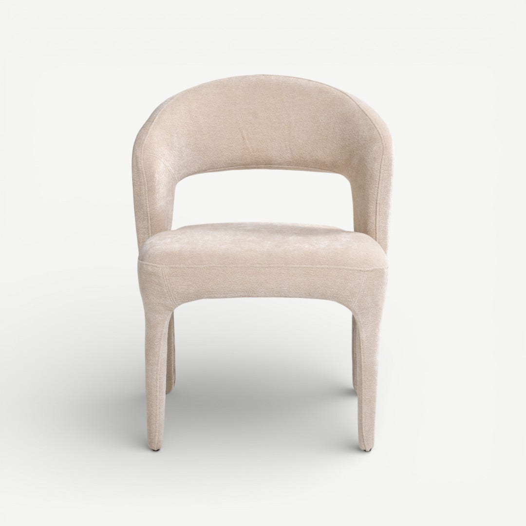 تينسين كرسي طعام - بيج فاتح