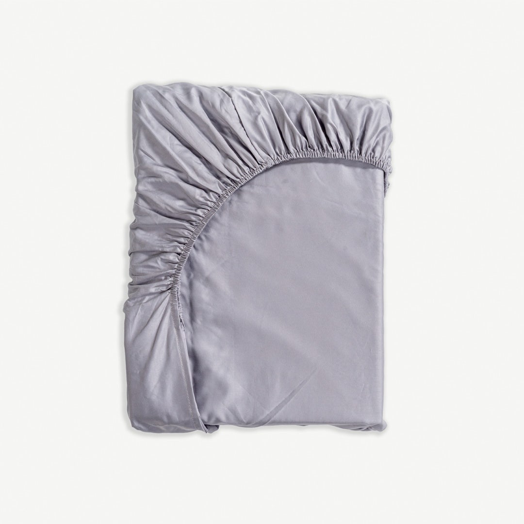 Caressa Fitted Sheet 200x200cm - Grey