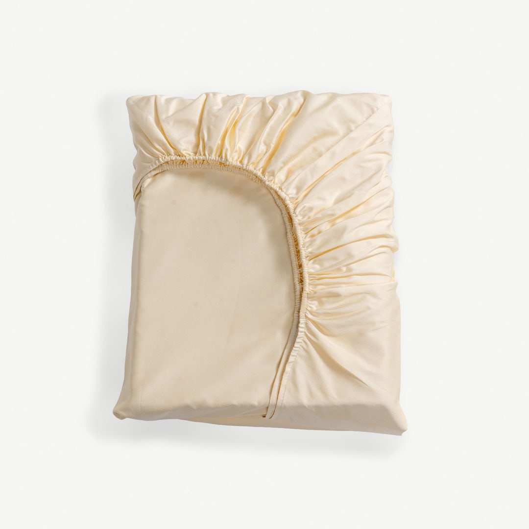 Caressa Fitted Sheet 180x200cm - Cream