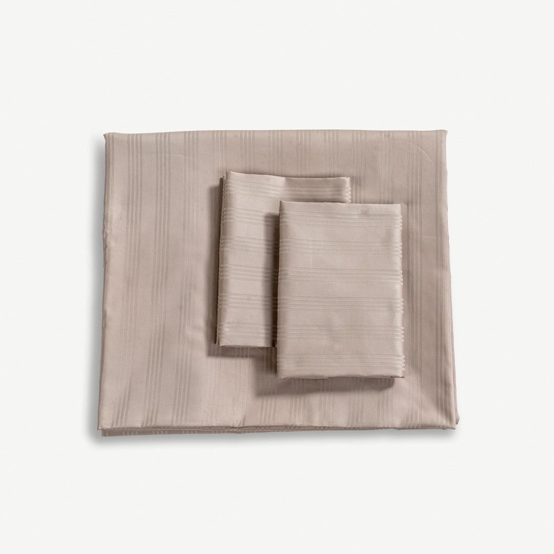 Caressa Duvet Cover Set 160x200cm - Ecru