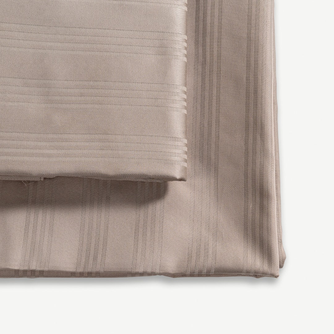 Caressa Duvet Cover Set 200x200cm - Ecru