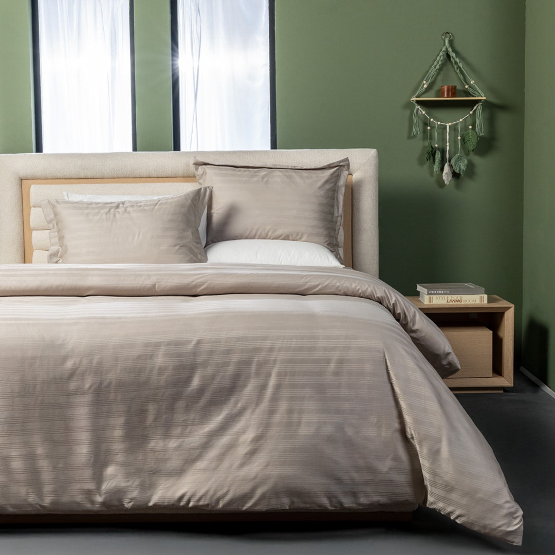 Caressa Duvet Cover Set 220x260cm - Ecru