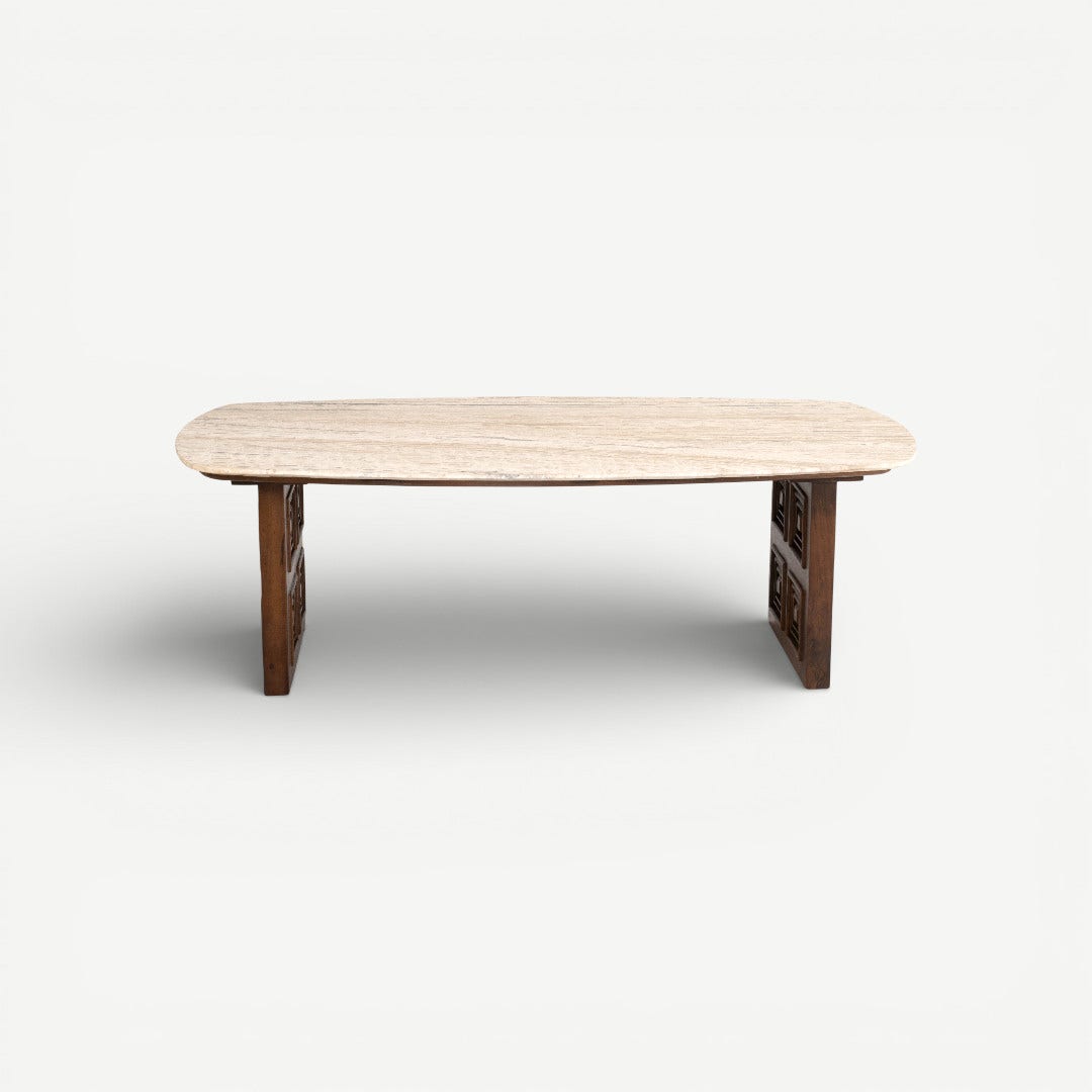 Naim Travertine Coffee Table Natural