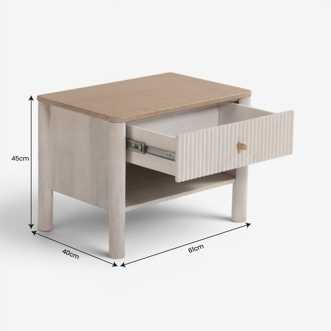 Salem Bedside Table Multi Color ll