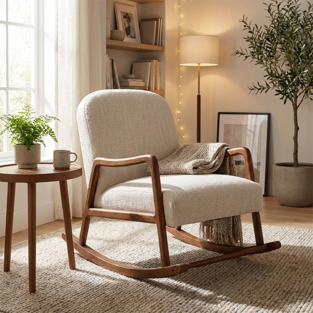 Phil Rocking Chair Beige