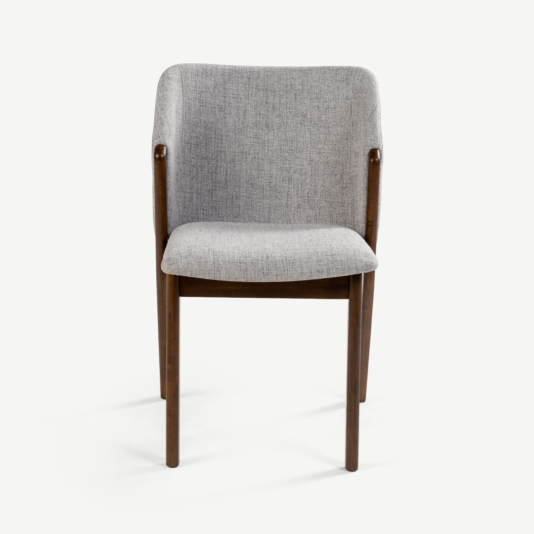 أدرلي كرسي طعام - رمادي