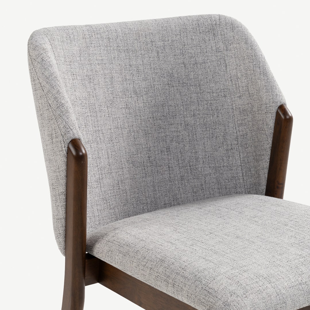 أدرلي كرسي طعام - رمادي