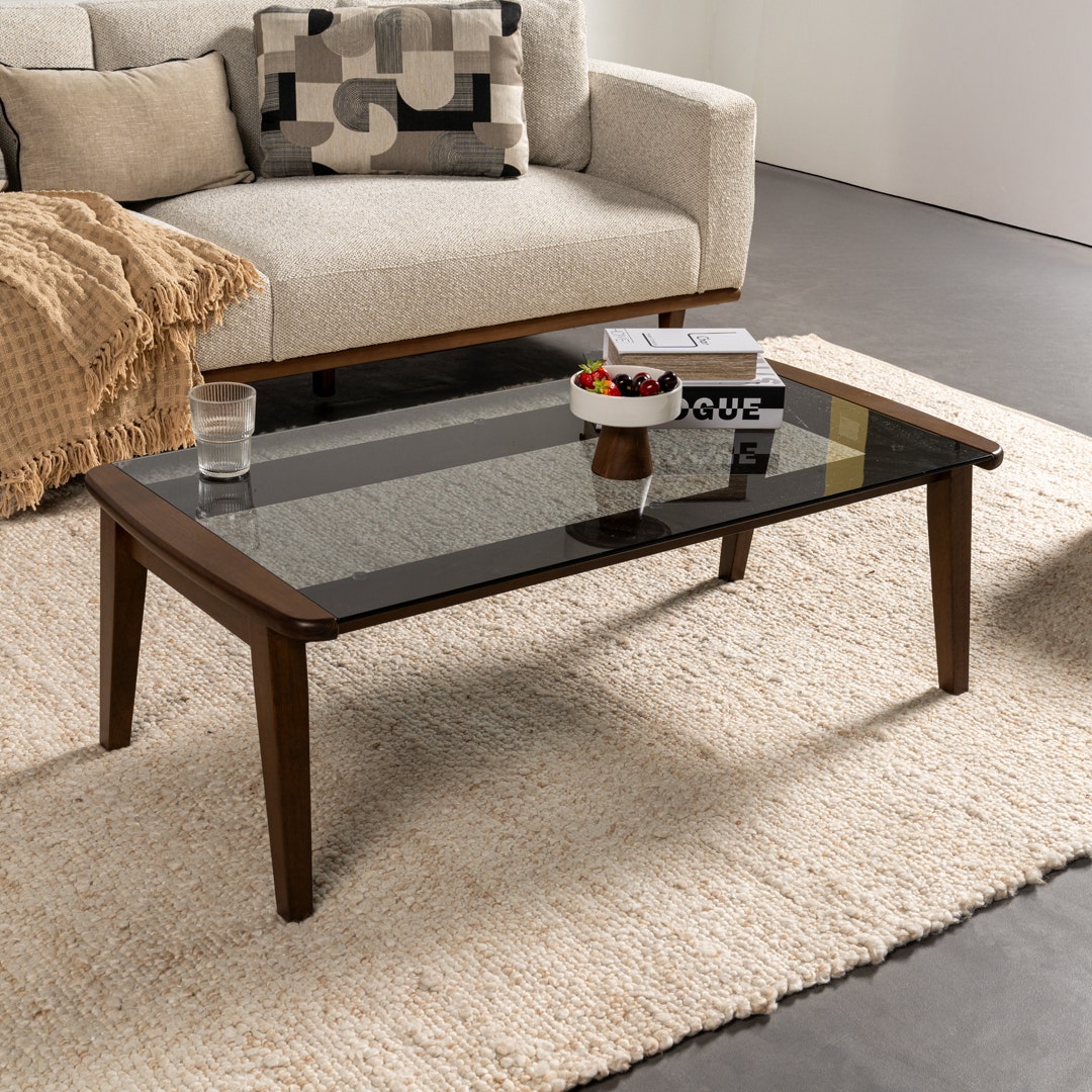 أدرلي طاولة قهوة - جوز