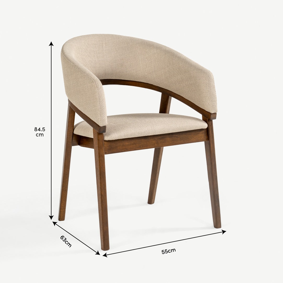 كادري كرسي طعام - بيج