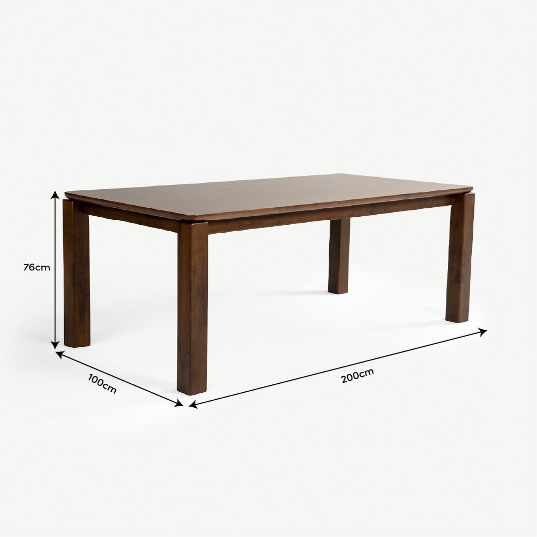 Zorich 8 Seater Dining Table Walnut