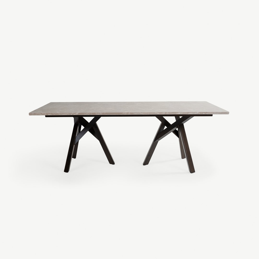 Ingram 8 Seater Dining Table Brown