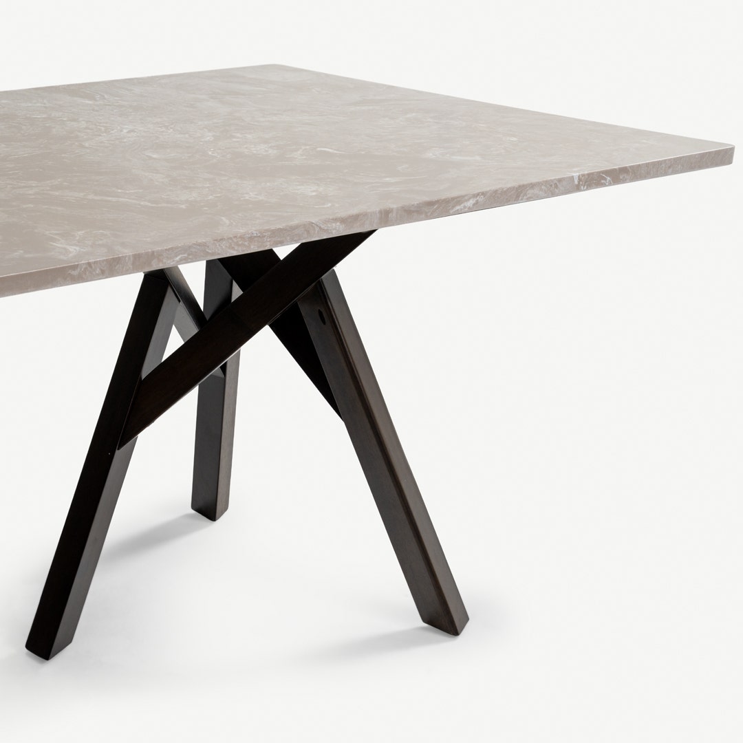 Ingram 8 Seater Dining Table Brown