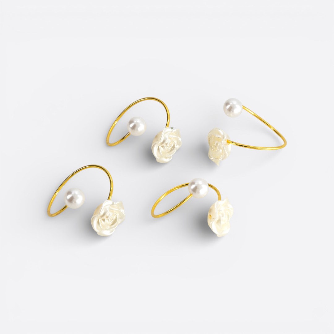 Lafien Napkin Ring Set of 4pcs