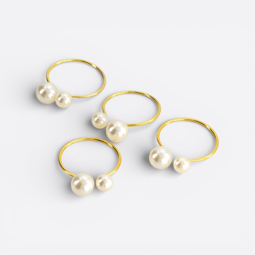 Rafie Napkin Ring Set of 4pcs