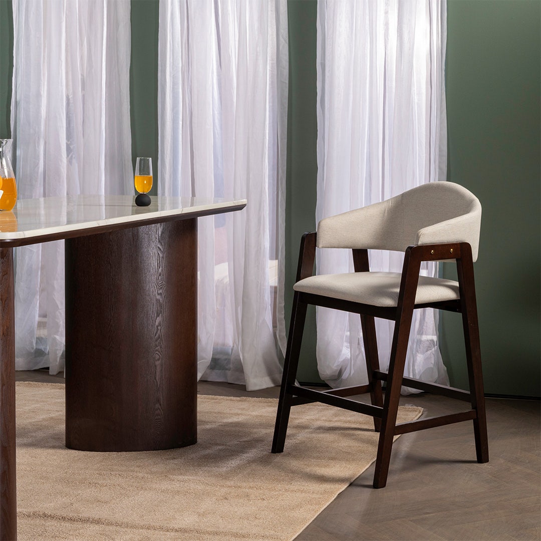 Duo Bar Chair Walnut