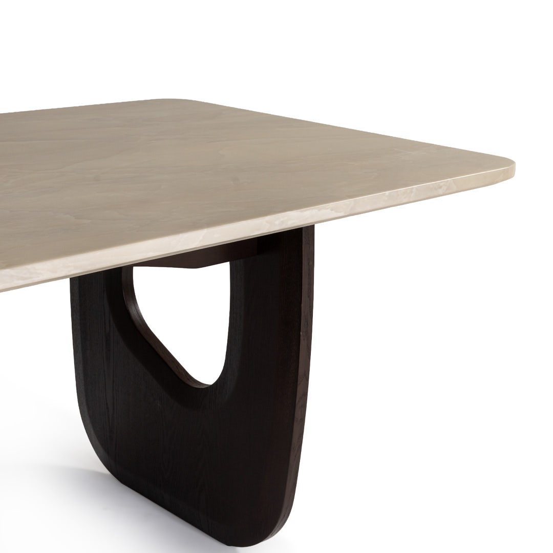 Vasto 8 Seater Dining Table Beige